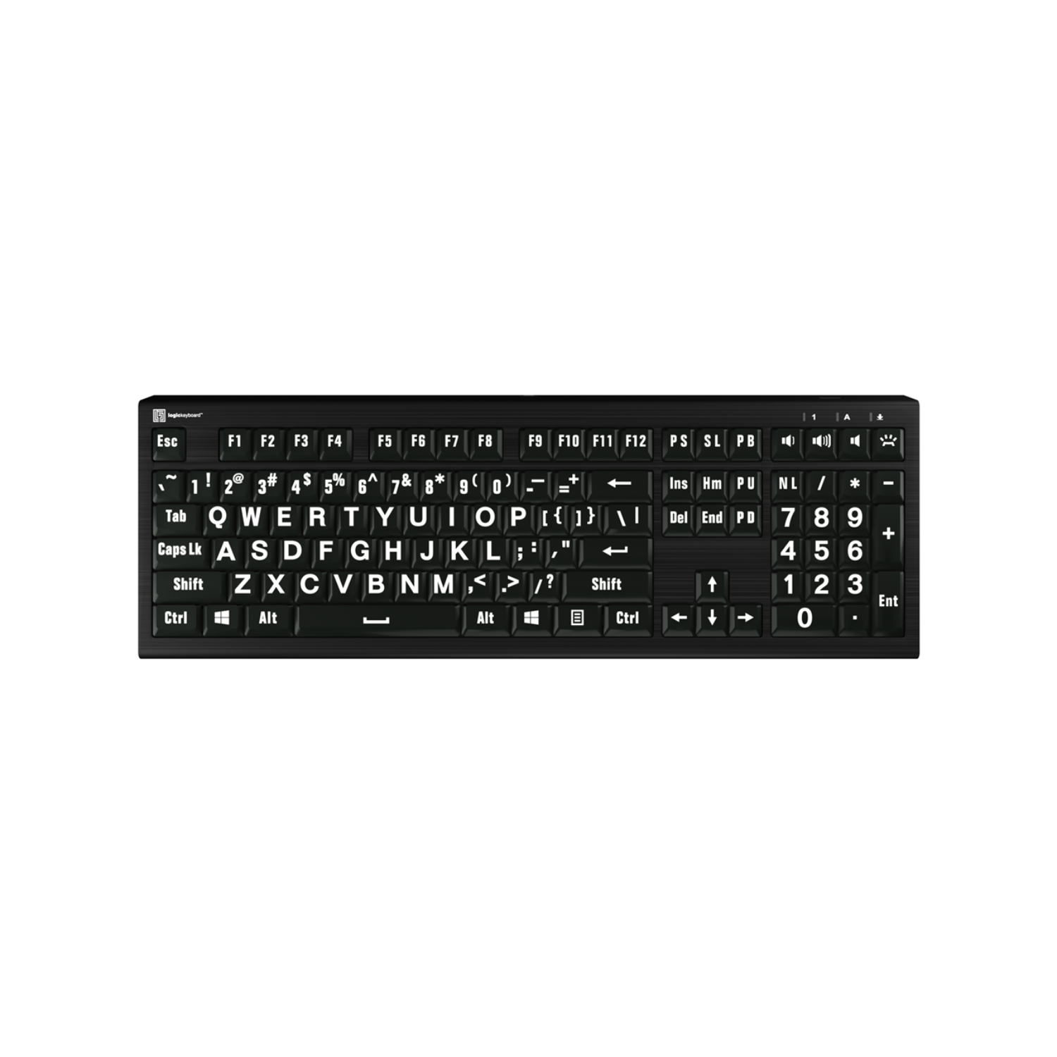 Clavier premium Logickeyboard slim alu pour PC