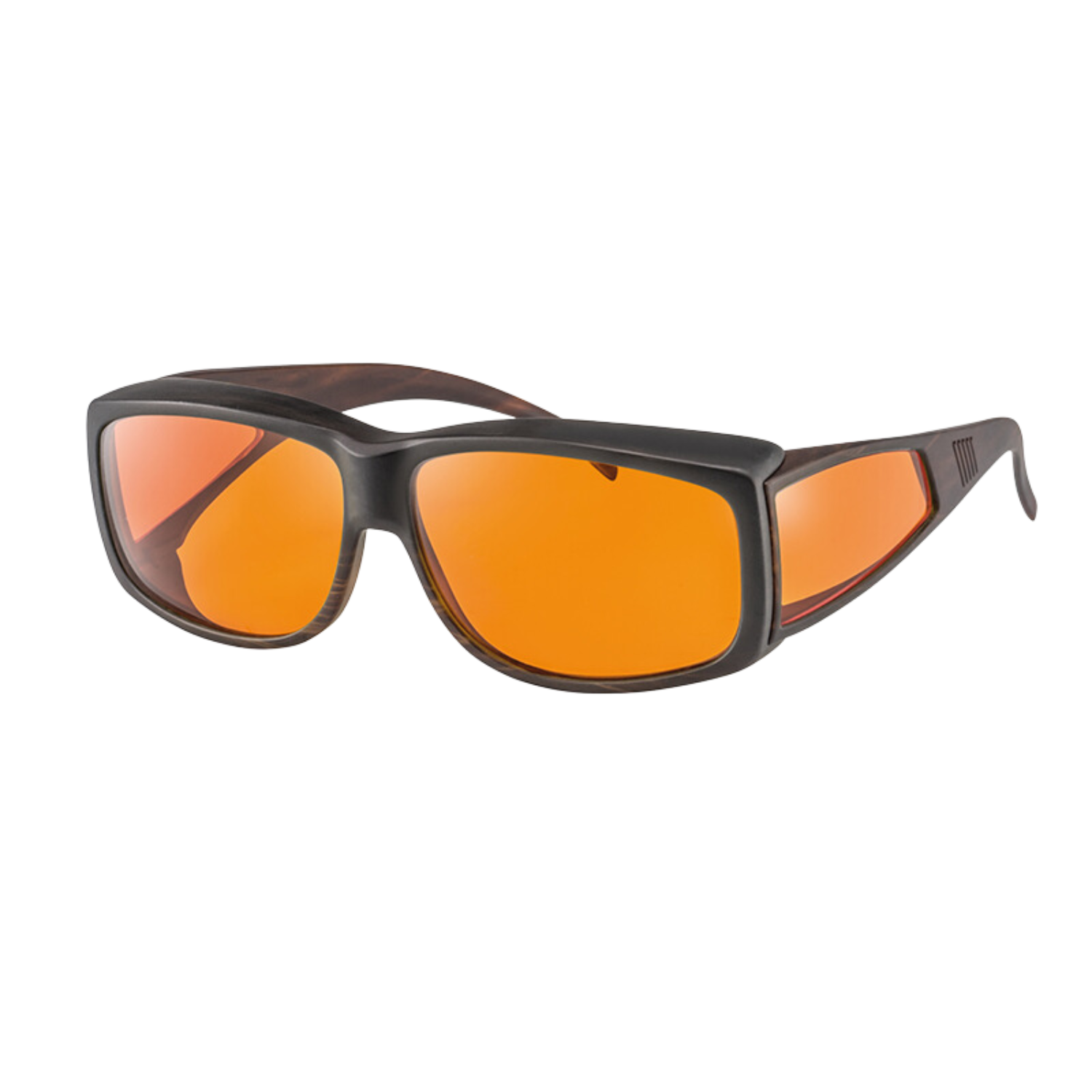 Image of the Asensys XL Blue Light Blocking Glasses with Dark Oragne Tint from Eschenbach.