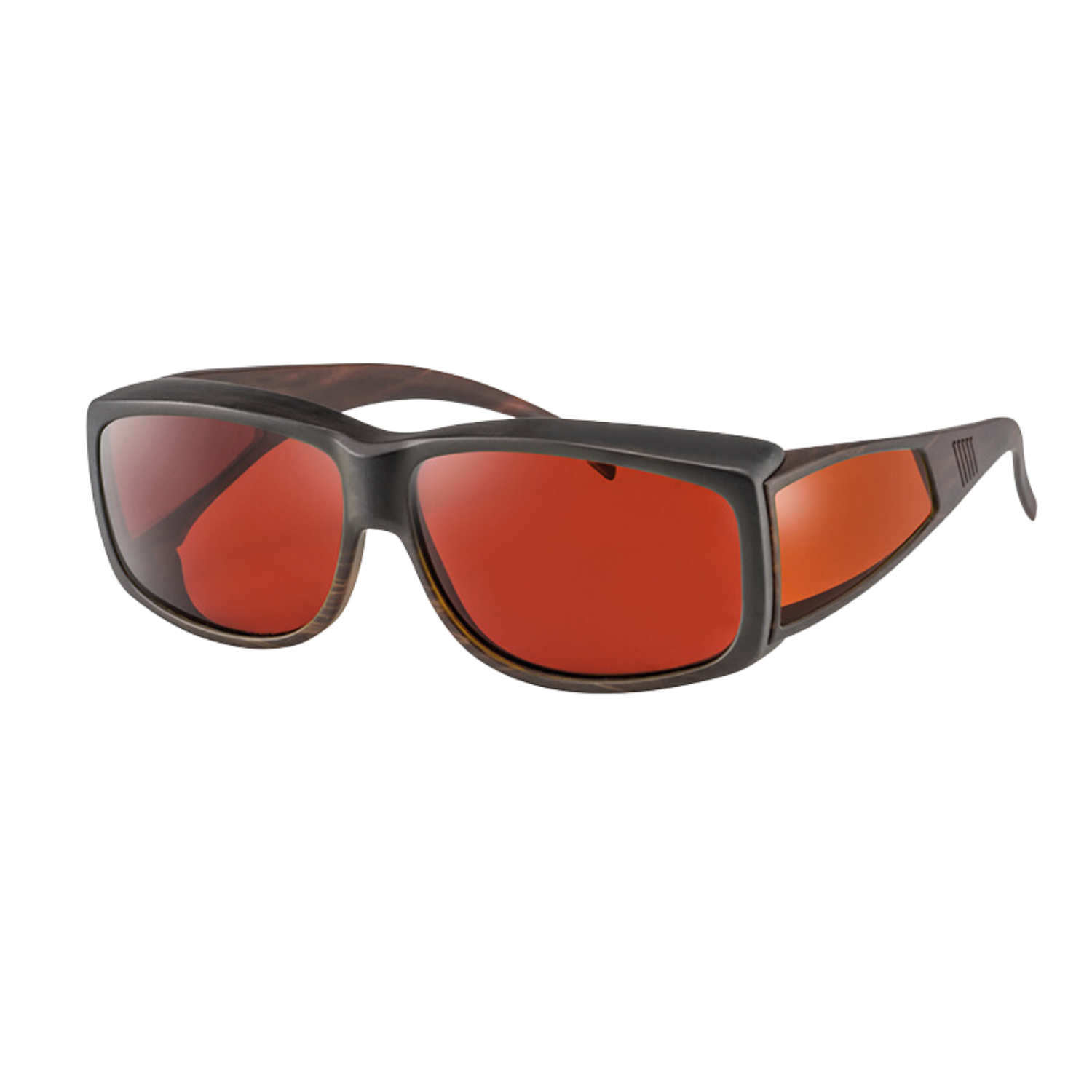 Image of the Polaruzed Red Tint Asensys XL Blue Light Blocking Glasses from Eschenbach.