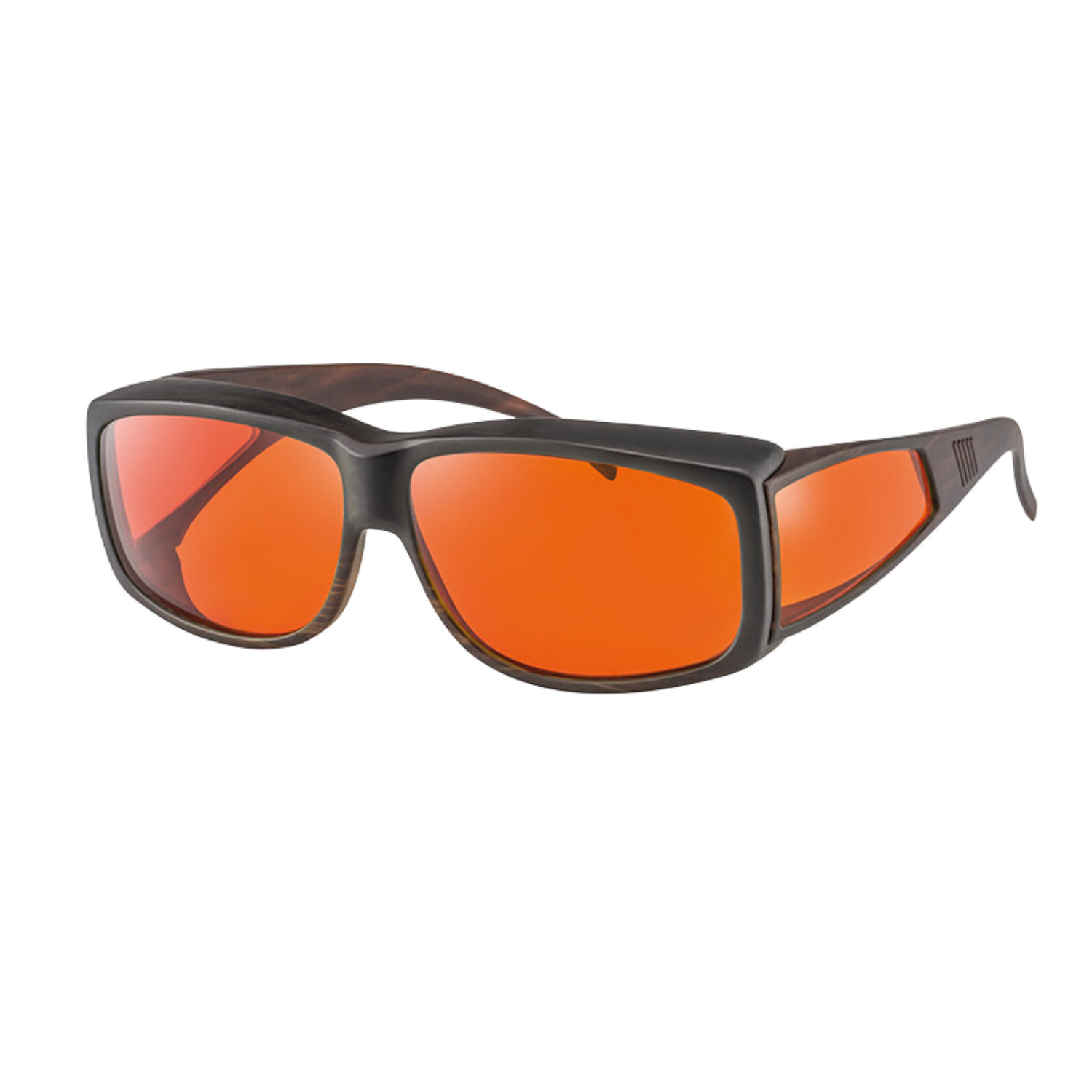 Image of the Eschenbach Asensys XL Blue Light Blocking Glasses with Red Tint.