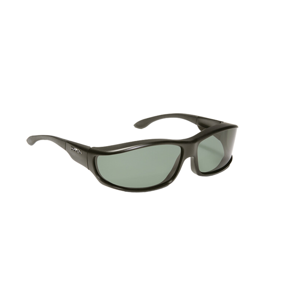 Haven Hunter Fit Over Polarized Sunglasses Black with Gray Tint