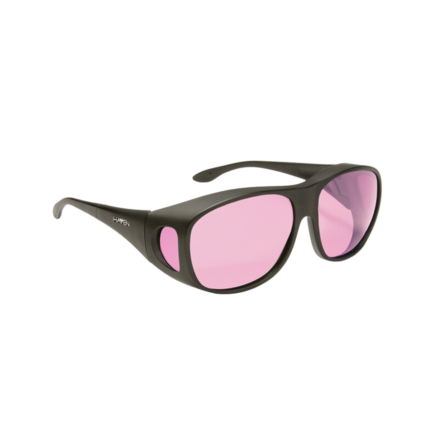 Image of the Haven Summerwood FL-41 light sensitivity sunglasses with light rose tint from Eschenbach.