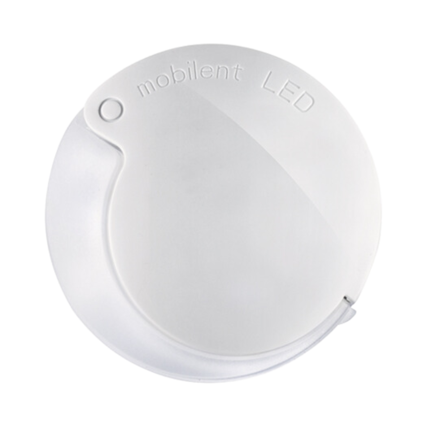 Image of the Mobilent LED Folding Pocket Magnifier with white protective case from Eschenbach.