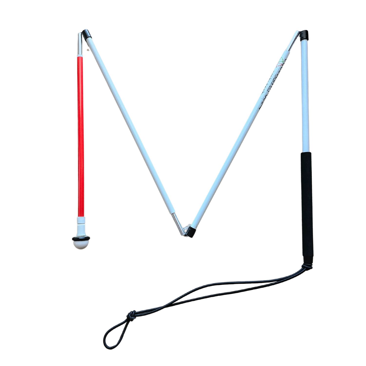 Image of the Slimline ID Cane from Ambutech with ceramic tip.