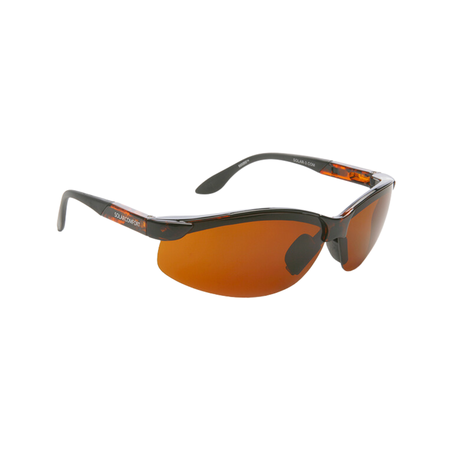 Image of the Eschenbach SolarComfort glare reduction sunglasses with amber tint.