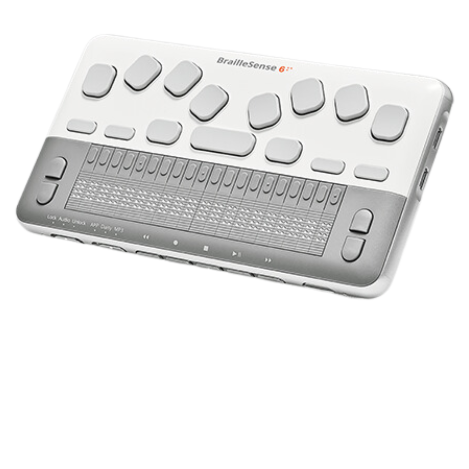 Image of the BrailleSense 6 Mini provided by Selvas North America.