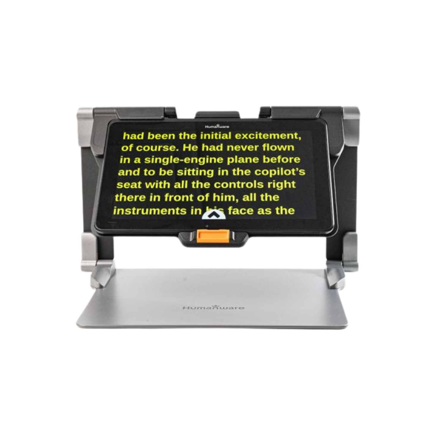 Image of the Connect 12 – Portable HD Magnifier with 25x Distance Viewing to include the stand.