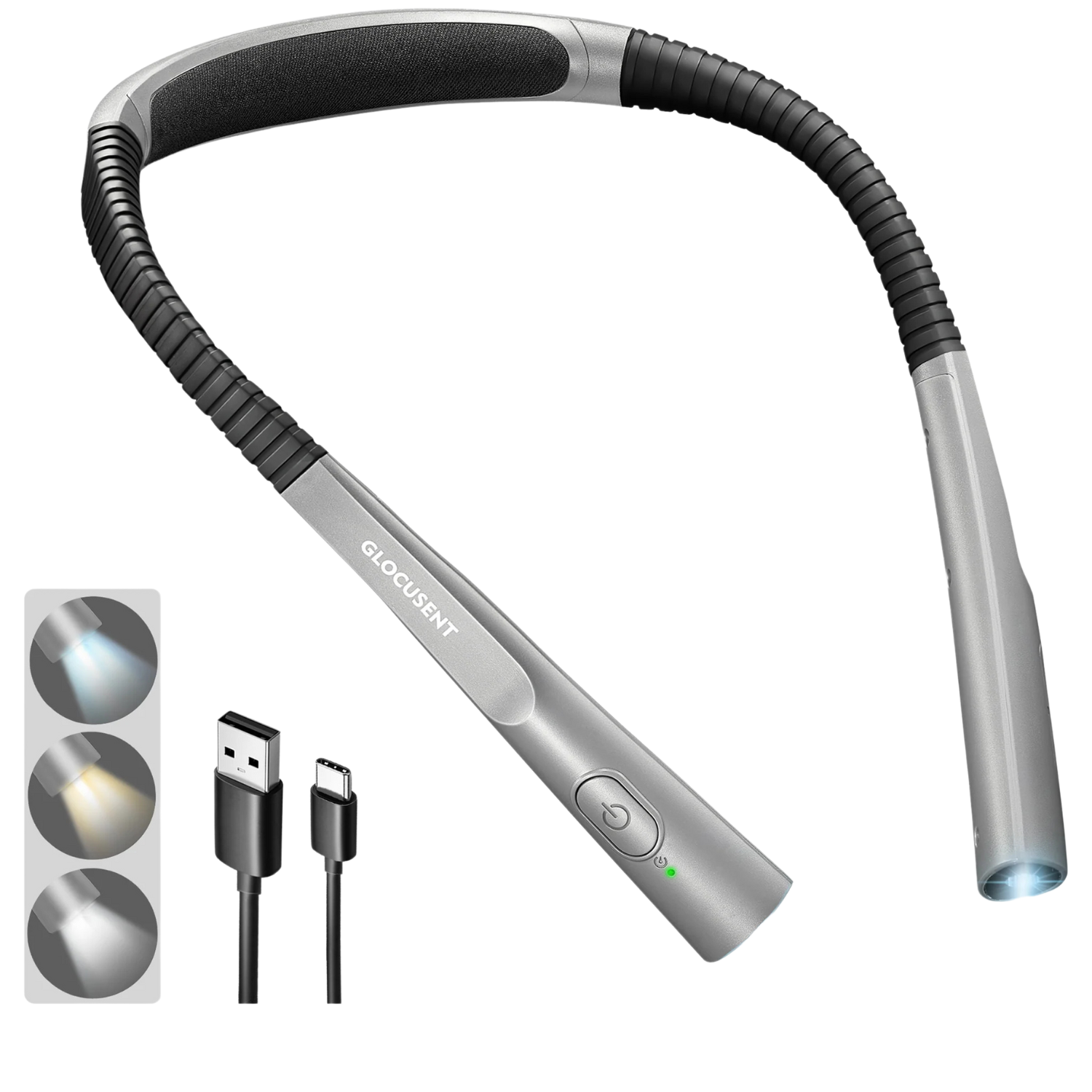 Image of the Glocusent Upgraded Neck Reading Light.