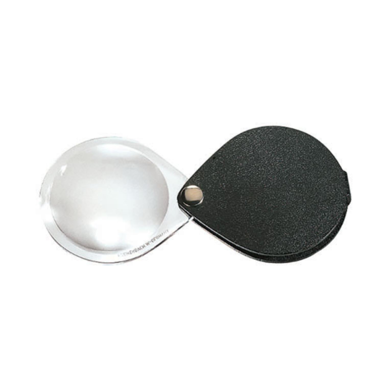 Image of a black classic round folding pocket magnifier from Eschenbach Optik