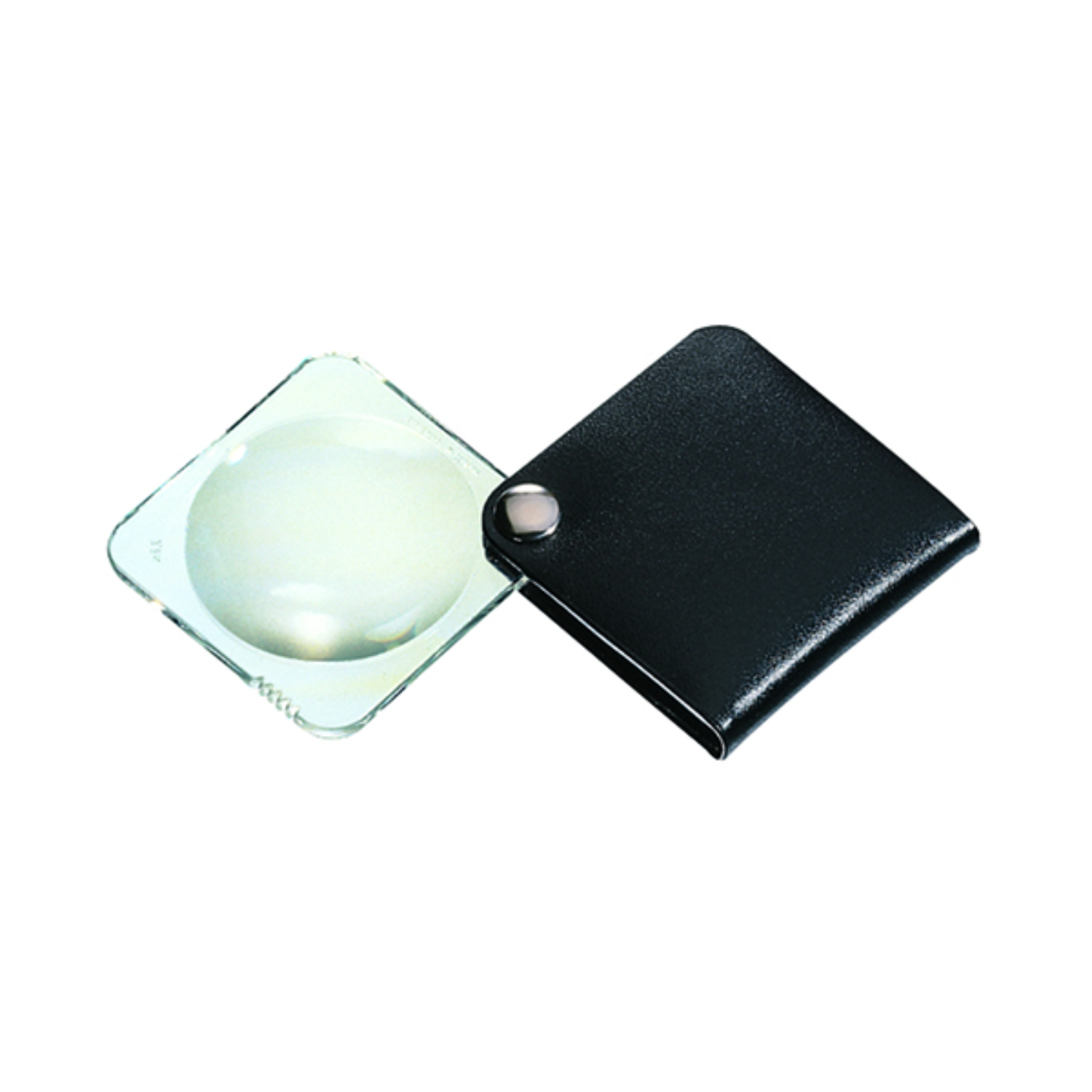 Image of black classic square folding pocket magnifier from Eschenbach Optik